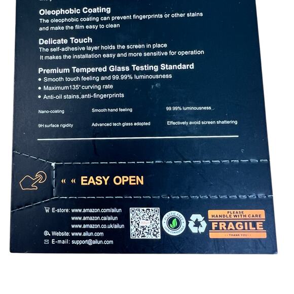 New Tempered Glass iPhone Screen Protectors 16e iPhone 14 iPhone 13 &13 Pro READ - Picture 4 of 9